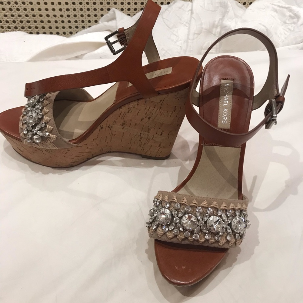 Michael Kors ladies platforms.